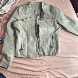 Jou jou leather jacket